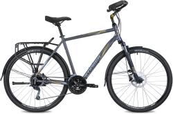 Велосипед STINGER HORIZONT PRO 28" (2021), рама 60 см (185-195 см), серый Велосипед STINGER HORIZONT PRO 28" (2021), рама 60 см (185-195 см), серый