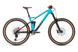 Велосипед CUBE STEREO 140 HPC RACE 27.5" (2021), рама L (175-185 см), голубой