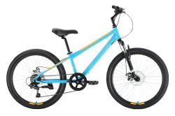Велосипед Stark Respect 24.1 D Steel (2023), рама 12" (130-155 см), голубой