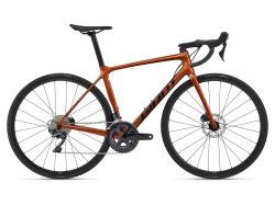 Велосипед Giant TCR Advanced Disc 1 Pro Compact (2023), рама L (175-185 см), оранжевый