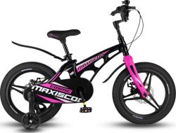 Велосипед Maxiscoo Cosmic Делюкс 16" (2024) (98-110 см), черный Велосипед Maxiscoo Cosmic Делюкс 16" (2024) (98-110 см), черный