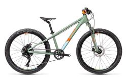 Велосипед CUBE ACID 240 Disc (2021) (130-155 см), зеленый