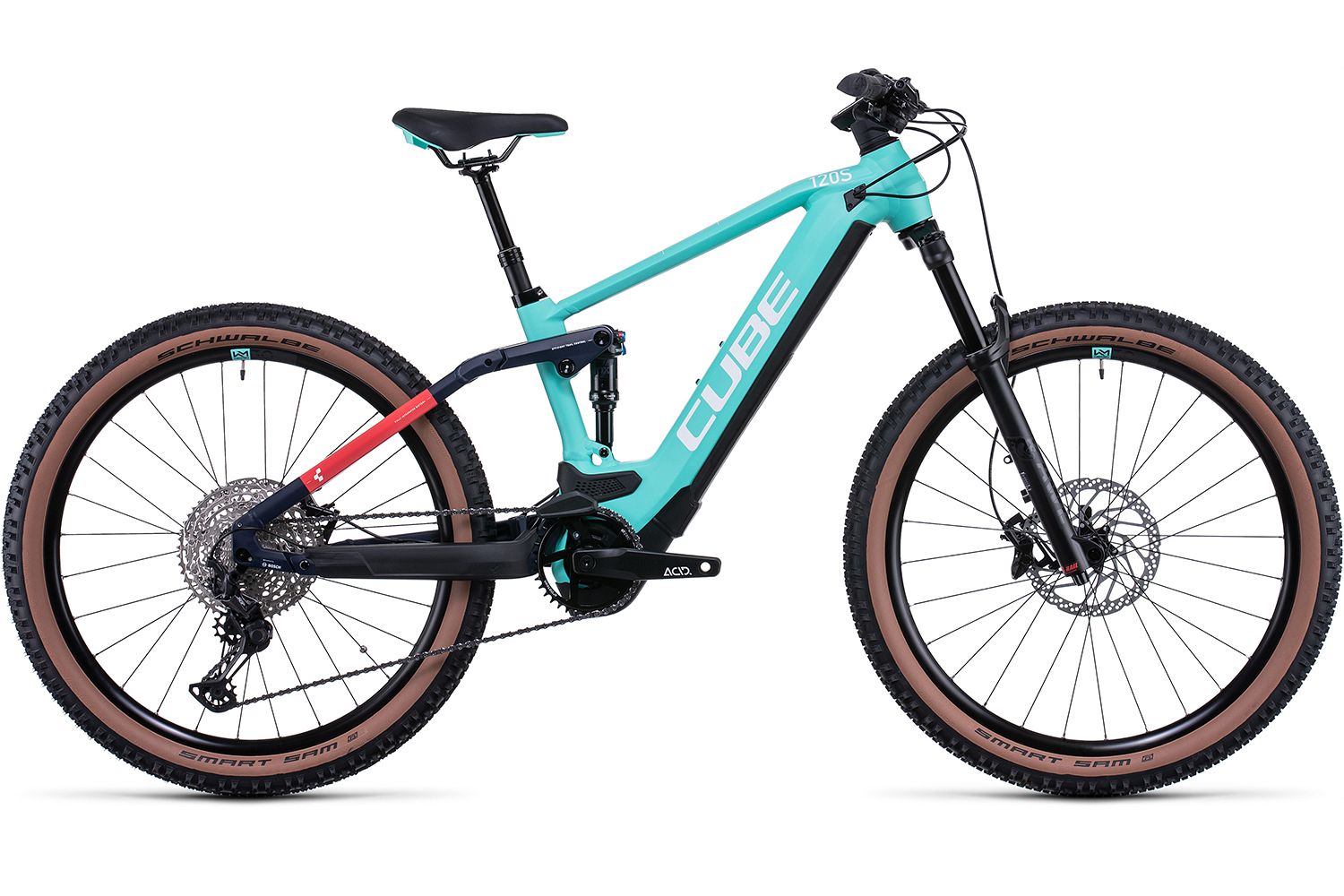 Велосипед Cube Stereo Hybrid 120 SL 750 29" (2022), рама 20", зеленый Велосипед Cube Stereo Hybrid 120 SL 750 29" (2022), рама 20", зеленый