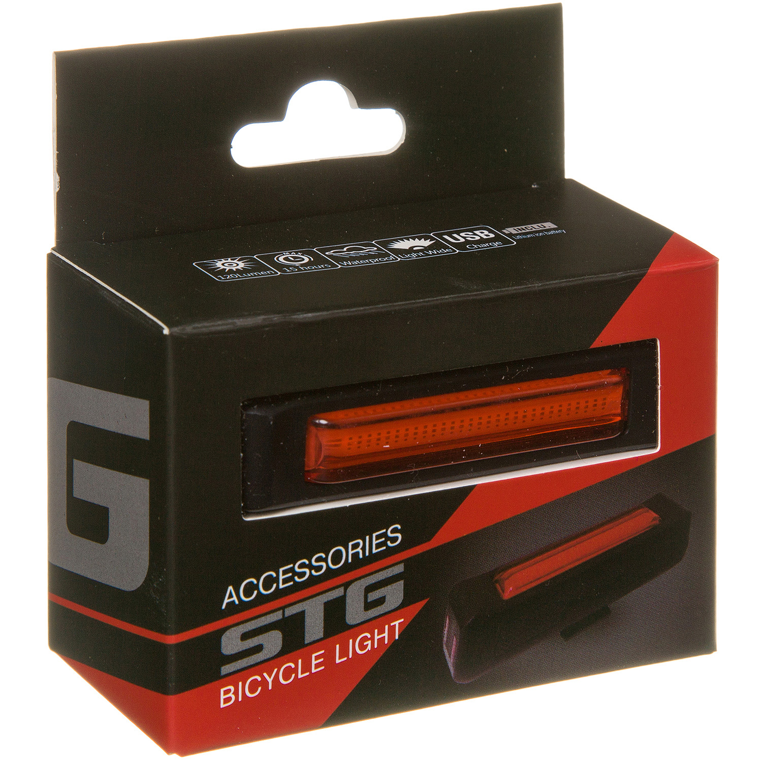 Фонарь велосипедный STG TL5407 задний