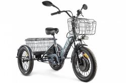Электровелосипед GREEN CITY e-ALFA Trike, серый Электровелосипед GREEN CITY e-ALFA Trike, серый