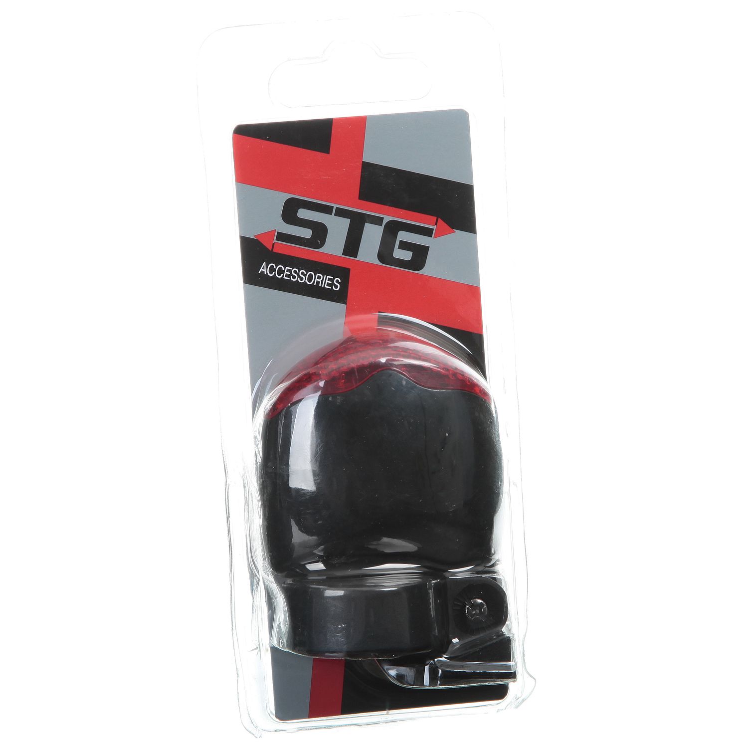 Фонарь велосипедный STG, задний , 3 светодиода, 3 функции