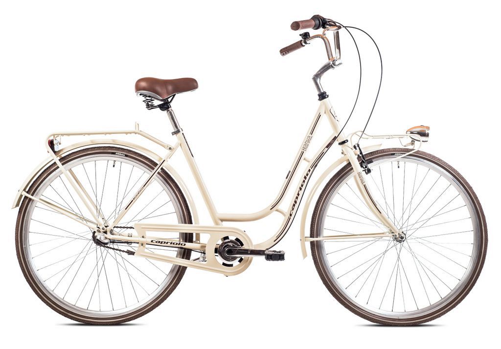 Велосипед CAPRIOLO BIANKA 28'' (2023), рама 20" (175-185 см), бежевый Велосипед CAPRIOLO BIANKA 28'' (2023), рама 20" (175-185 см), бежевый