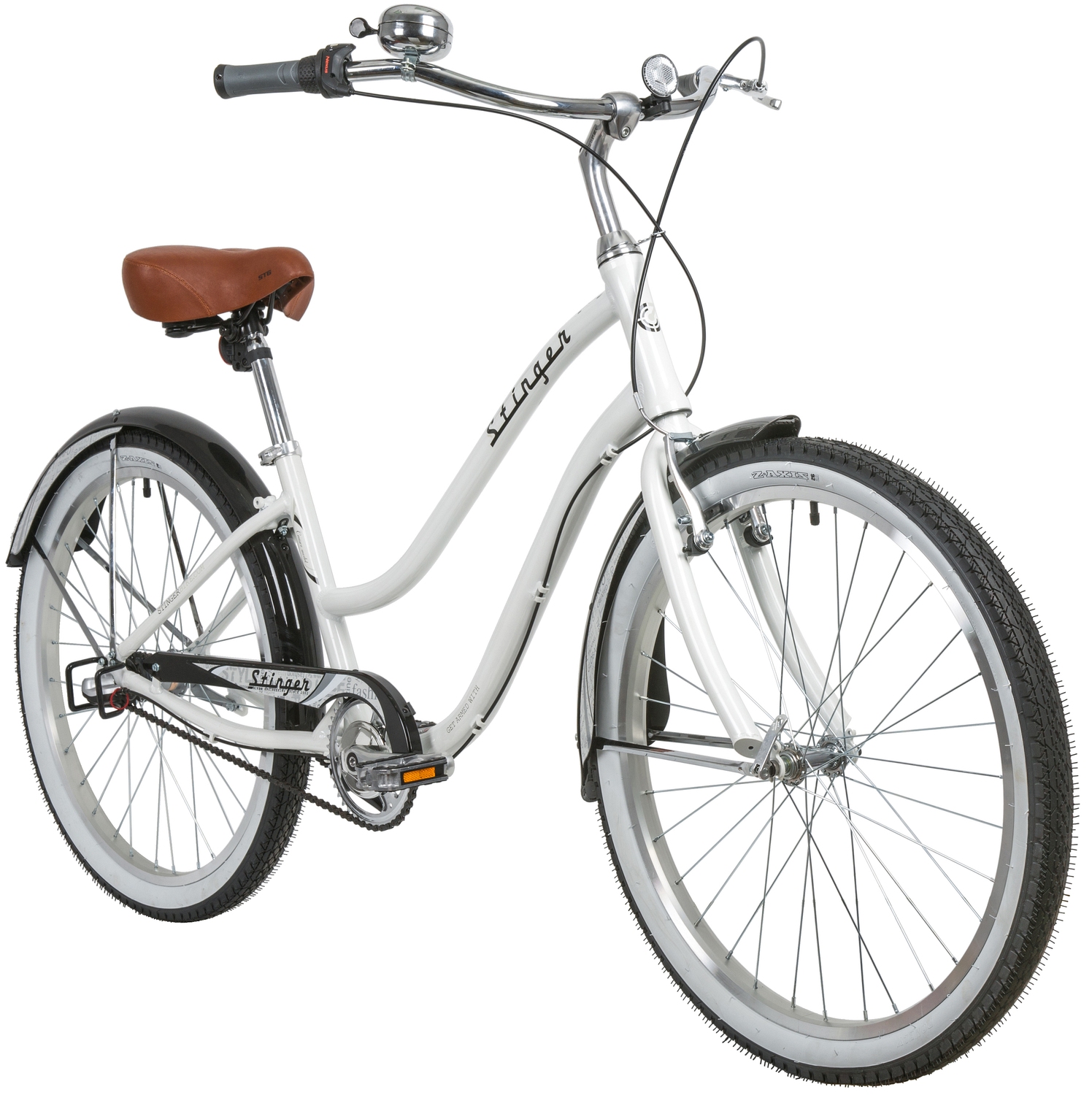 Велосипед Stinger Cruiser Nexus Lady 26" (2018), рама 16" (155-165 см), белый
