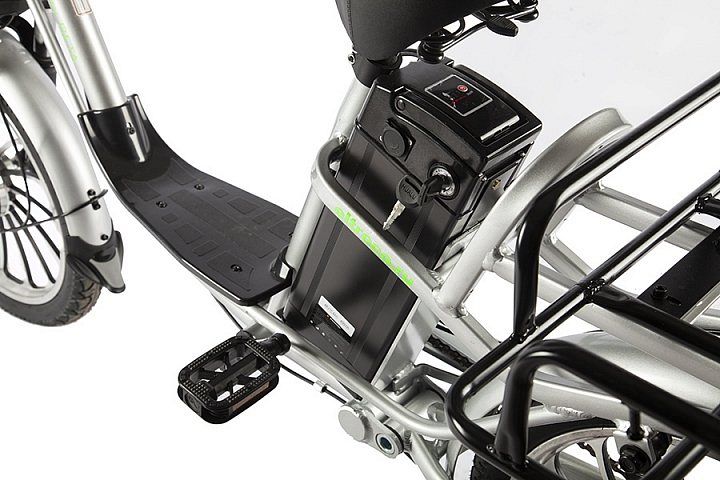 Электровелосипед GREEN CITY Beta, серый Электровелосипед GREEN CITY Beta, серый