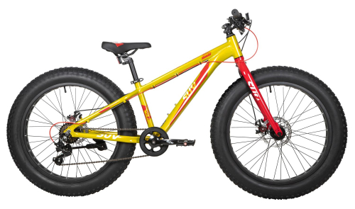 Велосипед Novatrack Suv Fatbike 24" (2022), рама 13" (130-155 см), зеленый