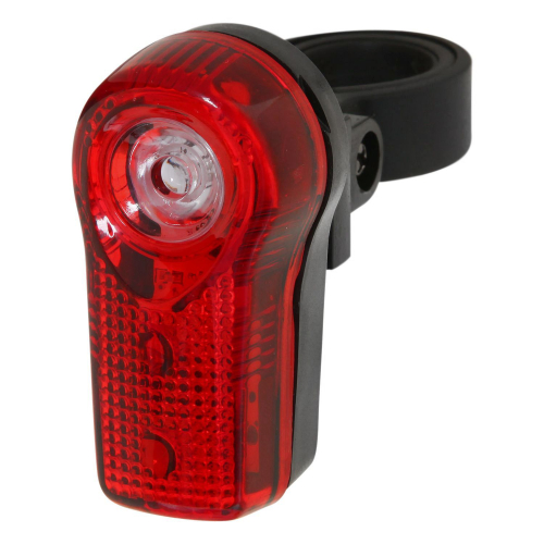 Фонарь велосипедный STG, задний, 3 светодиода, 3 функции