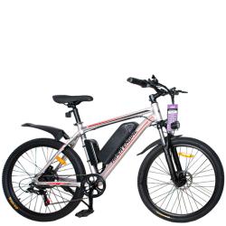 Электровелосипед HIPER Engine MTB A1, 26", серый