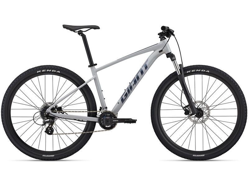 Велосипед Giant Talon 3 27.5" (2022), рама S (155-165 см), серый Велосипед Giant Talon 3 27.5" (2022), рама S (155-165 см), серый