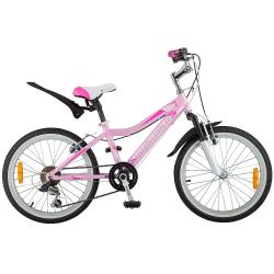 Велосипед Novatrack Novara 20" (2018) (110-130 см), розовый Велосипед Novatrack Novara 20" (2018) (110-130 см), розовый