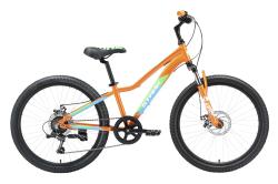 Велосипед Stark Rocket 24.1 D (2023), рама 12" (130-155 см), оранжевый