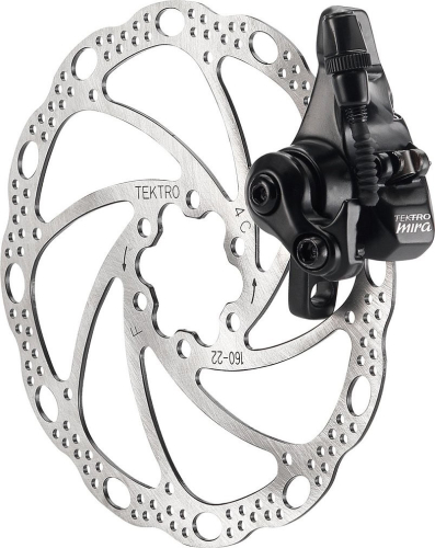 Набор тормозной Tektro MD-C400 Mira механический дисковый задний (ротор 160мм + суппорт + колодки), 00-180856