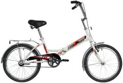NOVATRACK TG-20 CLASSIC V-brake 20" (2020), белый NOVATRACK TG-20 CLASSIC V-brake 20" (2020), белый