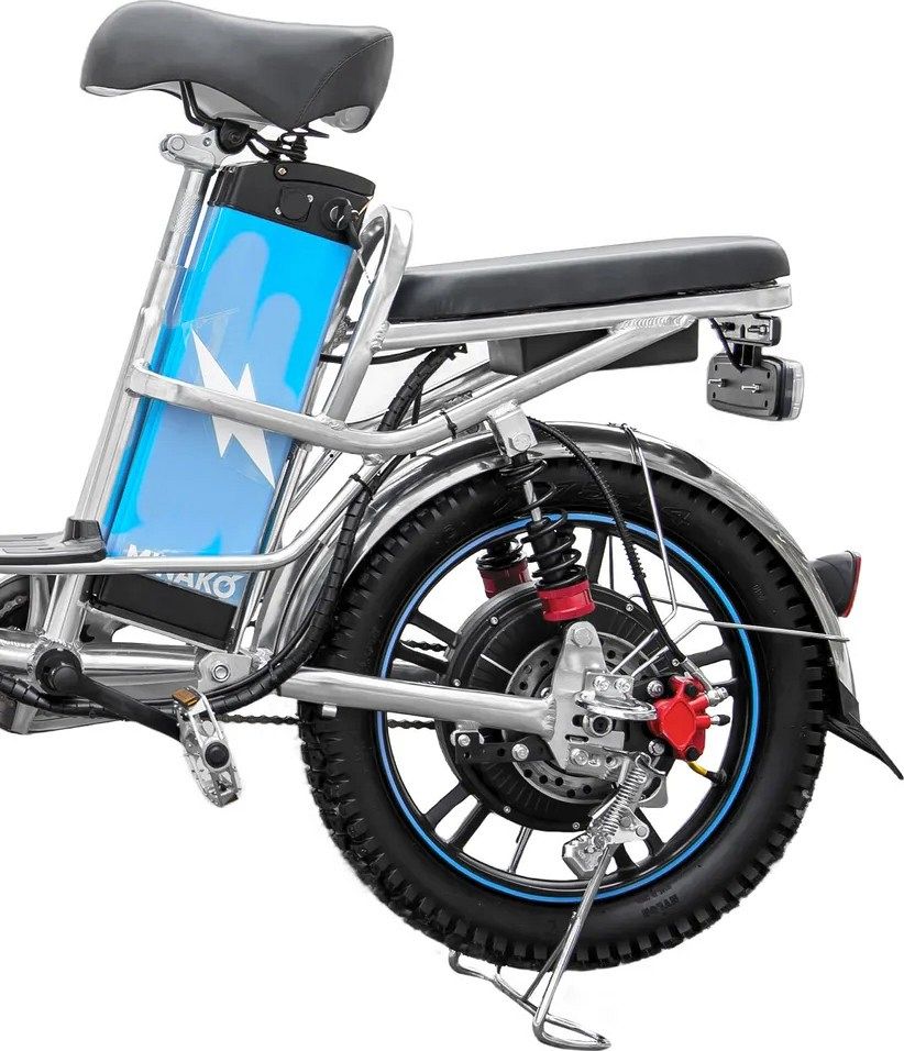 Электровелосипед Minako V8 Eco 12ah, серебристый Электровелосипед Minako V8 Eco 12ah, серебристый