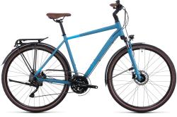 Велосипед Cube Touring EXC (2022), рама 58 см (185-195 см), синий Велосипед Cube Touring EXC (2022), рама 58 см (185-195 см), синий