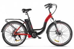 Электровелосипед Eltreco White 26" (2021), черный Электровелосипед Eltreco White 26" (2021), черный