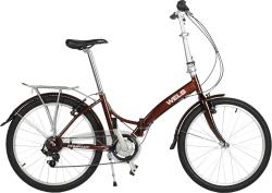 Велосипед WELS Compact 24-7, рама 14", коричневый