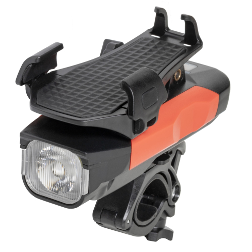 Фонарь передний STG B752 550Lm 4000mAH с держателем телефона