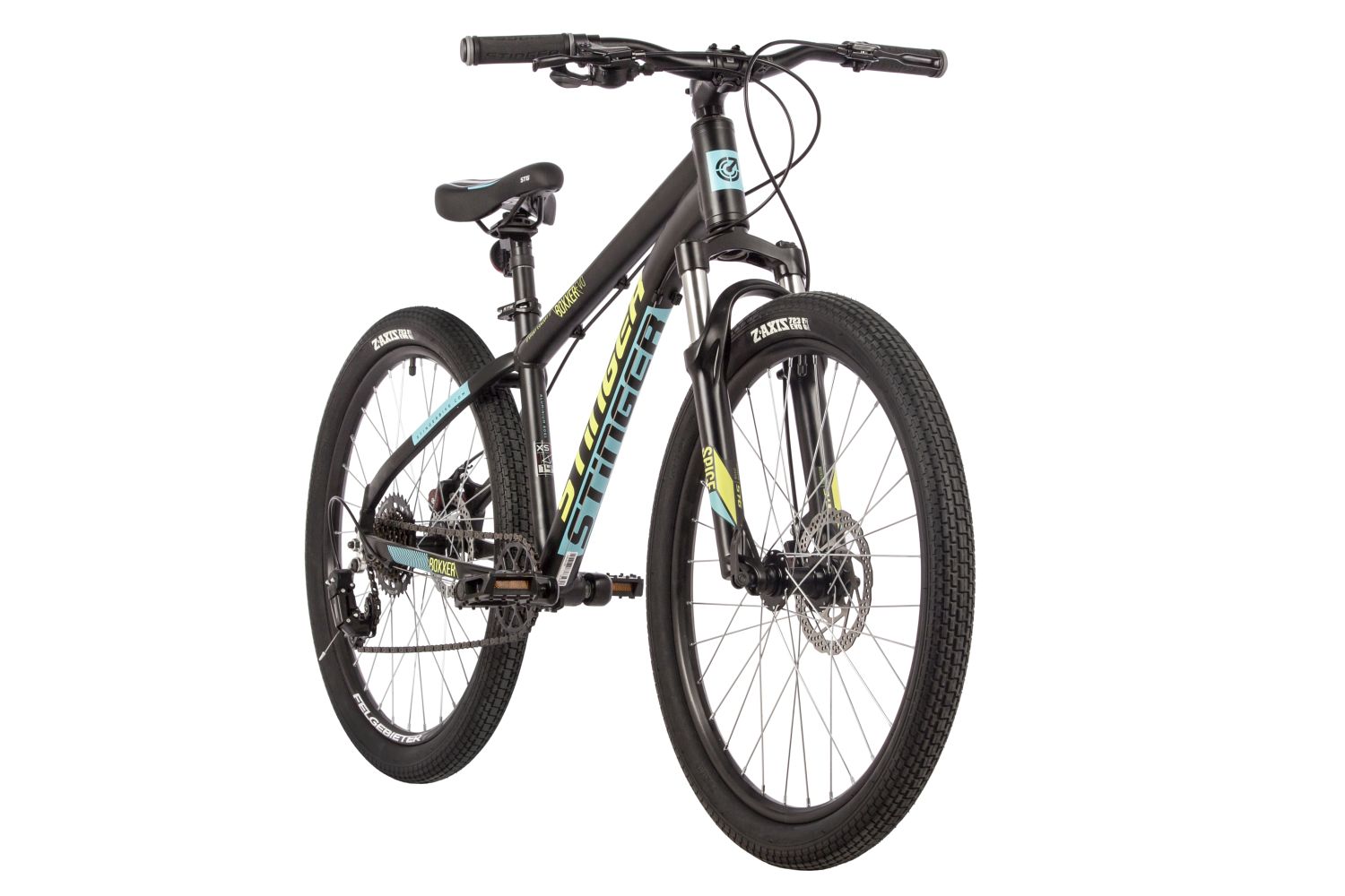Велосипед STINGER BOXXER EVO 24" (2021), рама 14" (130-155 см), черный Велосипед STINGER BOXXER EVO 24" (2021), рама 14" (130-155 см), черный