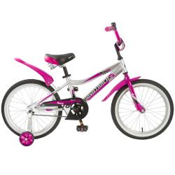 Велосипед Novatrack Novara 18" (2018) (110-130 см), серебристый Велосипед Novatrack Novara 18" (2018) (110-130 см), серебристый