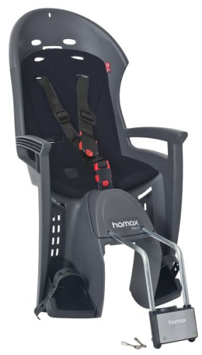 Детское кресло HAMAX SMILEY W/LOCKABLE BRACKET, черный