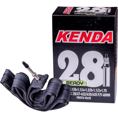 Камера велосипедная Kenda 28" (700-28/45С/35/43), велониппель 48 мм, 5-511817