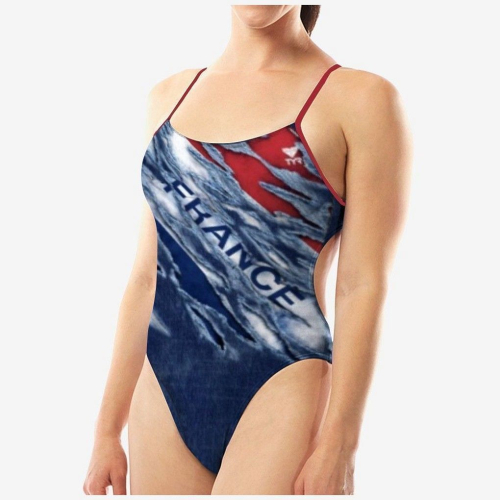 Купальник слитный TYR France Cutoutfit