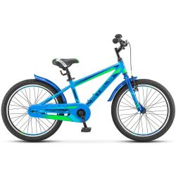 Велосипед Stels Pilot-200 Gent 20" (2018) (110-130 см), синий Велосипед Stels Pilot-200 Gent 20" (2018) (110-130 см), синий