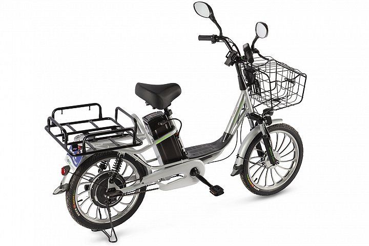 Электровелосипед GREEN CITY Beta, серый Электровелосипед GREEN CITY Beta, серый
