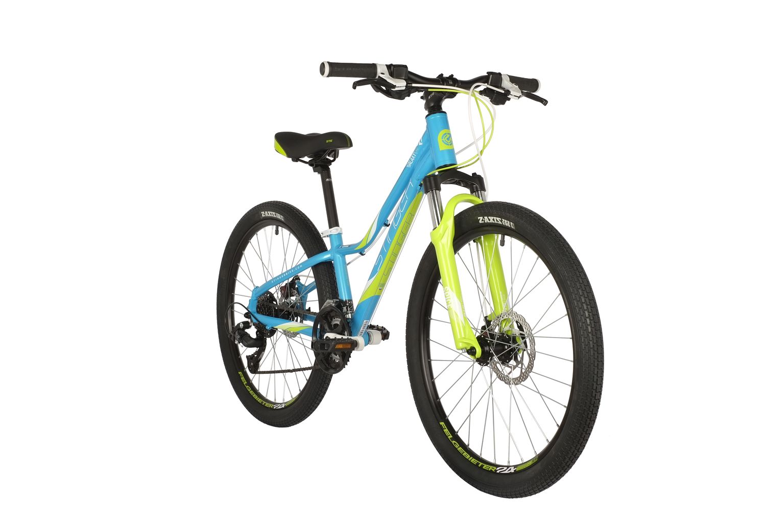 Велосипед STINGER GALAXY EVO 24" (2021), рама 11" (130-155 см), синий Велосипед STINGER GALAXY EVO 24" (2021), рама 11" (130-155 см), синий