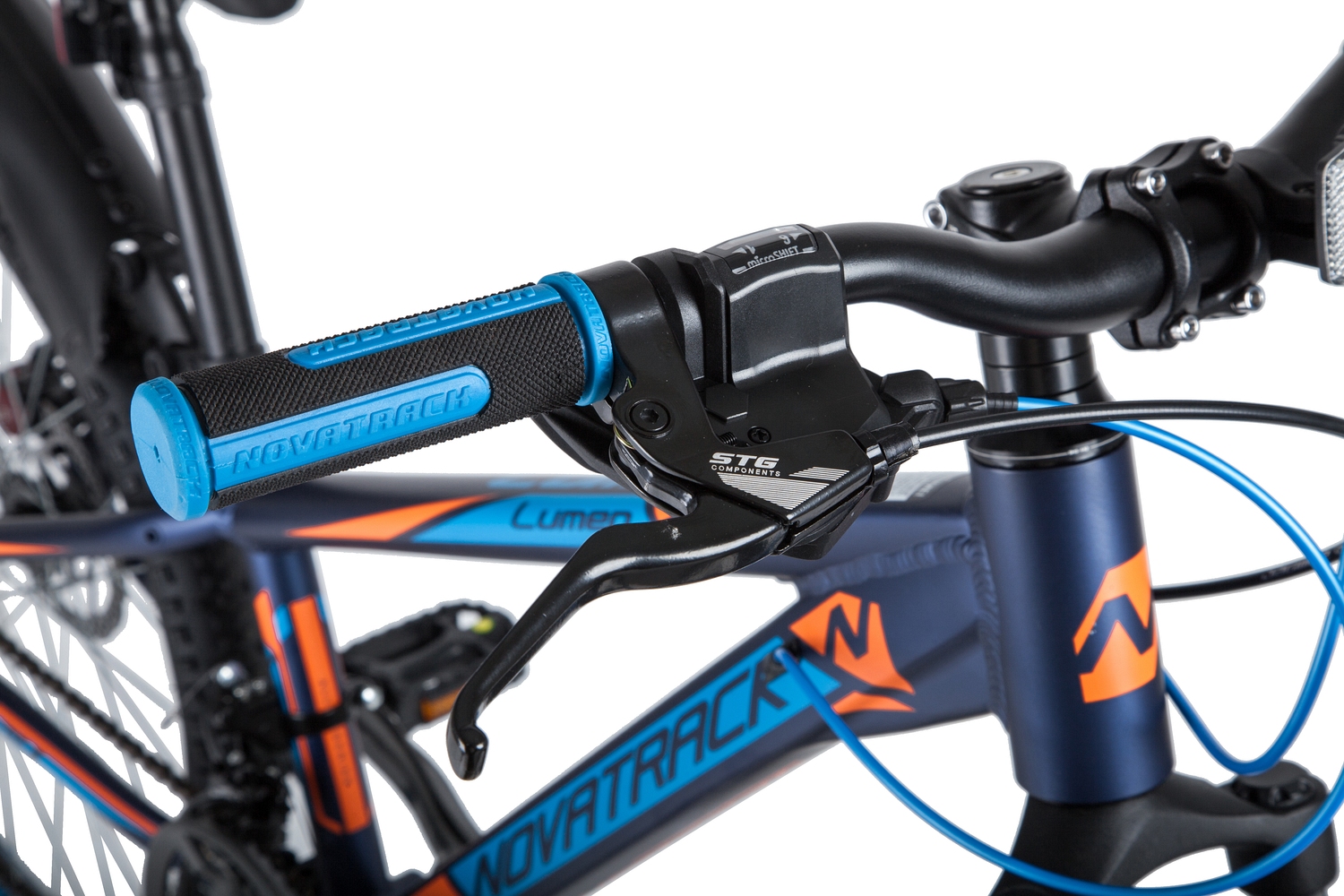 NOVATRACK LUMEN Disc 24" (2020), рама 13" (130-155 см), синий NOVATRACK LUMEN Disc 24" (2020), рама 13" (130-155 см), синий