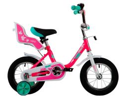 Велосипед NOVATRACK MAPLE 12" (2021) (92-98 см), розовый Велосипед NOVATRACK MAPLE 12" (2021) (92-98 см), розовый