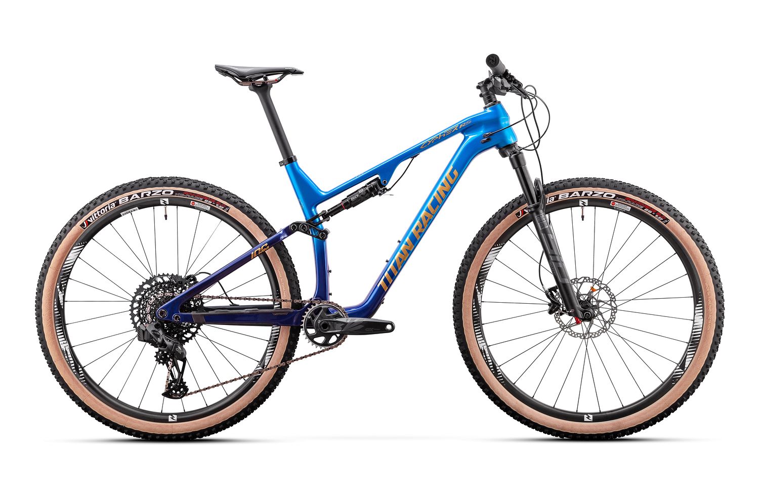 Велосипед Titan Racing CYPHER RS CARBON PRO, рама XL (185-195 см), синий Велосипед Titan Racing CYPHER RS CARBON PRO, рама XL (185-195 см), синий