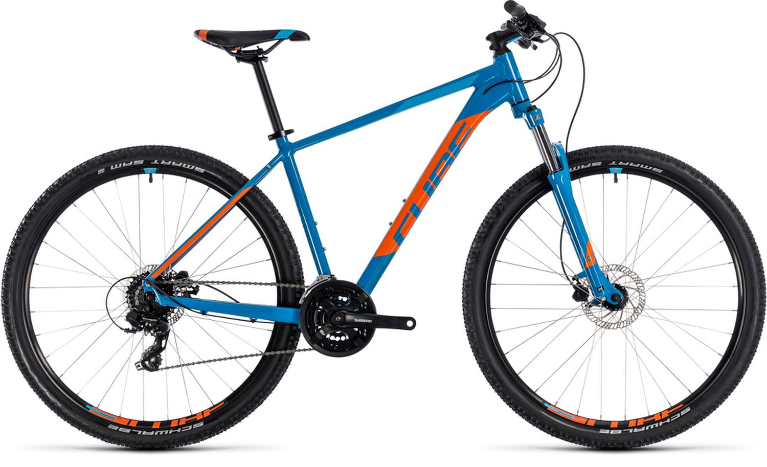 Горный велосипед Cube Aim Pro 27.5" (2018), рама 18" (165-175 см), синий Горный велосипед Cube Aim Pro 27.5" (2018), рама 18" (165-175 см), синий