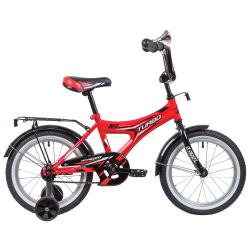 Велосипед NOVATRACK TURBO 16" (2019), рама 10.5" (98-110 см), красный Велосипед NOVATRACK TURBO 16" (2019), рама 10.5" (98-110 см), красный