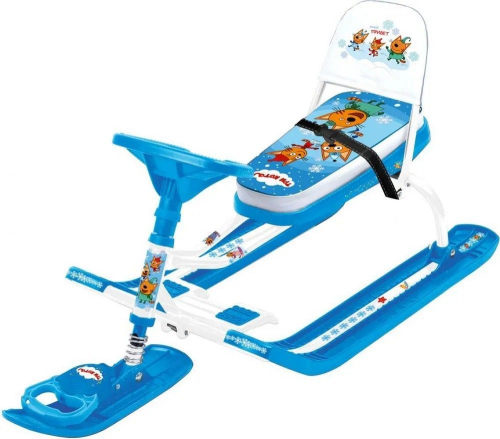 Снегокат Тимка спорт 4-1 ТС4-1/ТК Три кота со спинкой