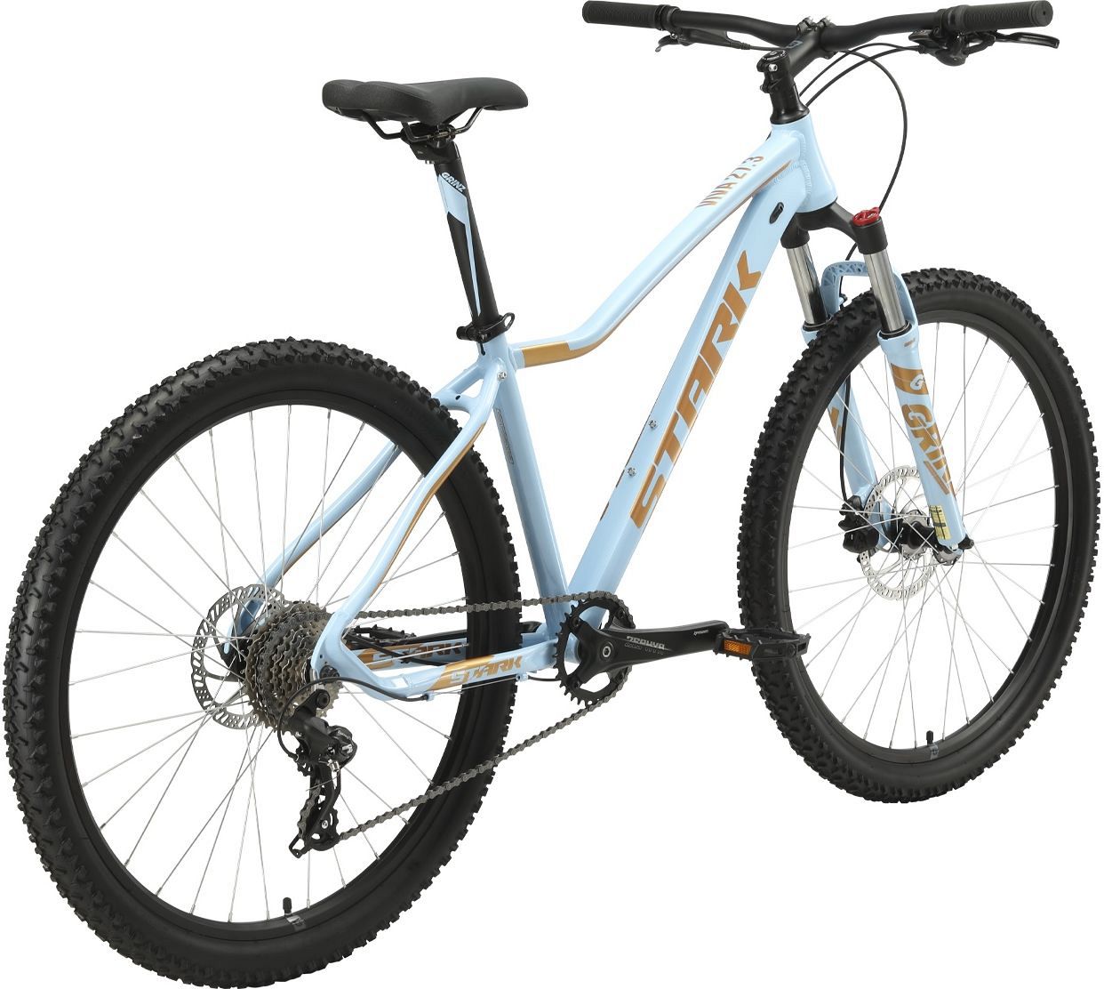 Велосипед Stark Viva 27.3 HD (2023), рама 18" (165-175 см), голубой Велосипед Stark Viva 27.3 HD (2023), рама 18" (165-175 см), голубой