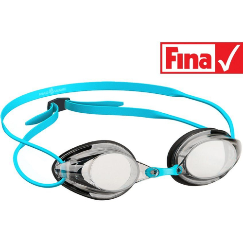 Очки стартовые Mad Wave Streamline, серый