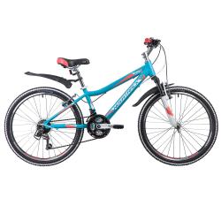 Велосипед NOVATRACK NOVARA 24" (2019), рама 13" (130-155 см), синий Велосипед NOVATRACK NOVARA 24" (2019), рама 13" (130-155 см), синий