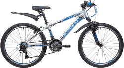 Велосипед NOVATRACK LUMEN 24" (2019), рама 13" (130-155 см), серебристый Велосипед NOVATRACK LUMEN 24" (2019), рама 13" (130-155 см), серебристый