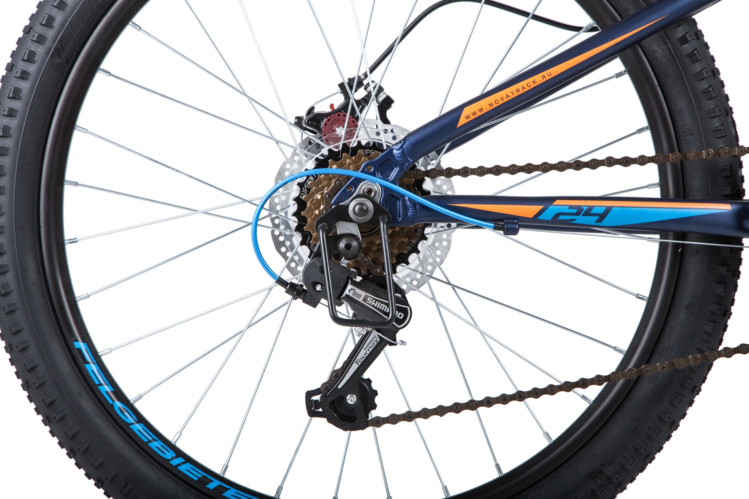 NOVATRACK LUMEN Disc 24" (2020), рама 13" (130-155 см), синий NOVATRACK LUMEN Disc 24" (2020), рама 13" (130-155 см), синий