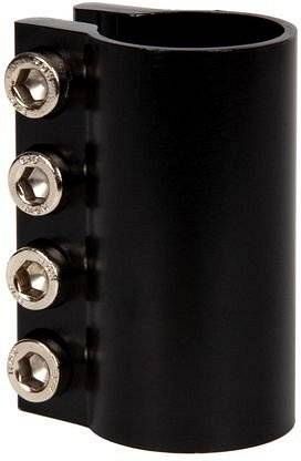 Зажим STG Х105188, 28.6 мм для рулей самокатов, с болтами, черный