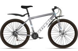 Велосипед Stark Outpost 27.1 D (2021), рама 22" (185-195 см), серебристый Велосипед Stark Outpost 27.1 D (2021), рама 22" (185-195 см), серебристый