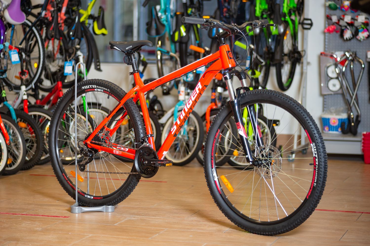 Велосипед Stinger Zeta STD 29" (2018), рама 22" (185-195 см), красный