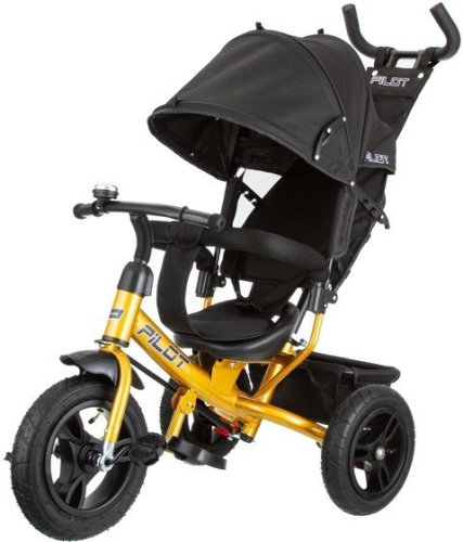 Велосипед трехколесный Pilot PTA3, с ручкой управления
