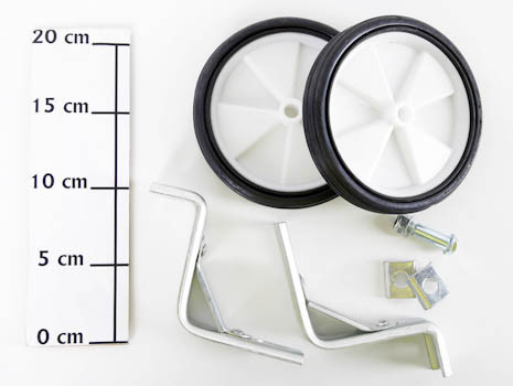 Зап. части. Доп поддерживающие колеса с кронштейном для велосипеда 14" цена за пару
